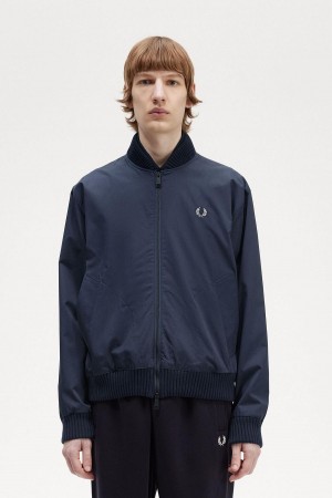 Abrigos Fred Perry Bomber Hombre Azul Marino | CLQAV61545