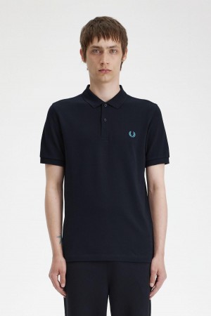 Camisa Polo Fred Perry M6000 Hombre Azul Marino Azules | CLCVG42195