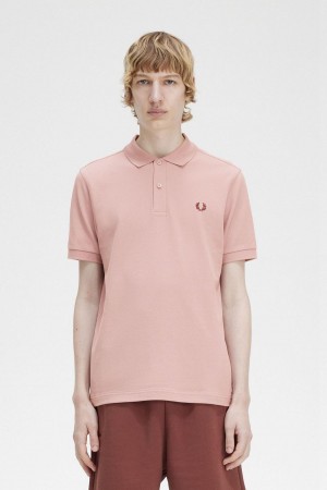 Camisa Polo Fred Perry M6000 Hombre Rosas Rosas | CLZDE16545