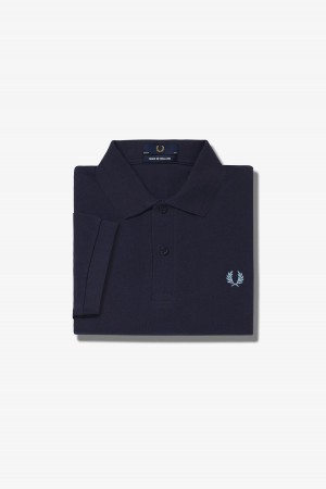 Fred Perry Shirt Fred Perry M3 Hombre Azul Marino | CLXMI52948