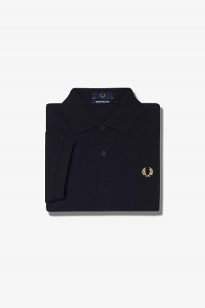 Fred Perry Shirt Fred Perry M3 Hombre Negras | CLXBR38130