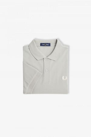 Fred Perry Shirt Fred Perry M6000 Hombre Limestone / Ecru | CLNZX59563