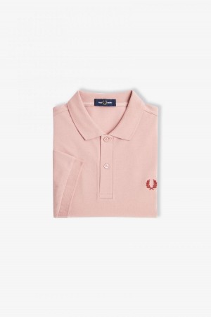 Fred Perry Shirt Fred Perry M6000 Hombre Rosas Rosas | UCLTG37757