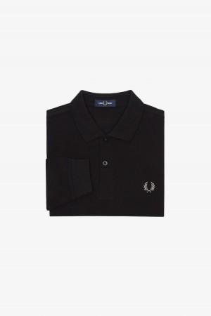 Fred Perry Shirt Fred Perry M6006 Hombre Negras | CLNZX35536