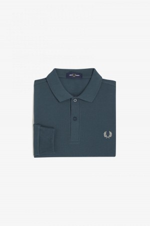 Fred Perry Shirt Fred Perry M6006 Hombre Azules | GCLUC18393