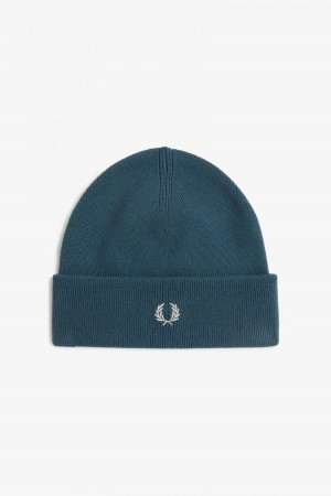 Gorro Fred Perry Classic Accessories Azules Verde Menta | CLZDE81137