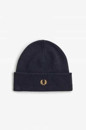 Gorro Fred Perry Classic Accessories Negras Verde Menta | CLJKU74650