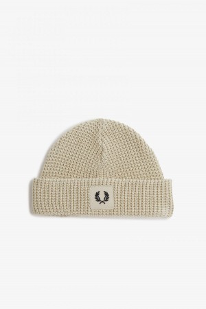 Gorro Fred Perry Waffle Knit Accessories Negras | CLXBR28666