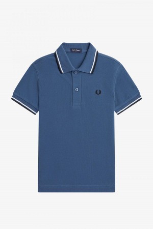 Niños Fred Perry Kids Twin Tipped Accessories Azules Blancas Negras | ZCLNQ56806