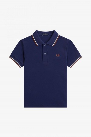 Niños Fred Perry Kids Twin Tipped Accessories Azul Marino Marrones | GCLEC58529