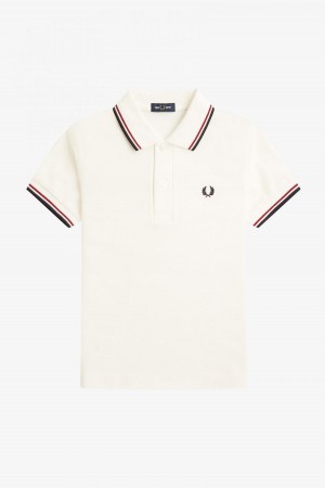 Niños Fred Perry Kids Twin Tipped Accessories Blancas Rojas Azul Marino | UCLND20998