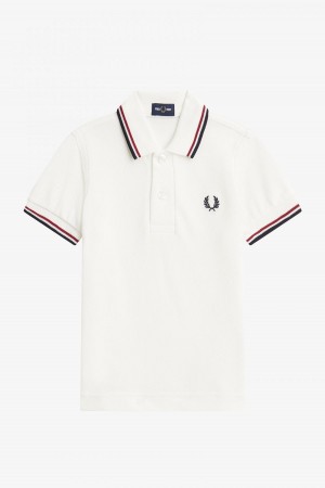 Niños Fred Perry My First Accessories Blancas Rojas Azul Marino | TCLPQ67229