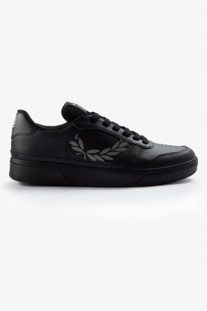 Zapatos Fred Perry B300 Hombre Negras | CLDYB28691