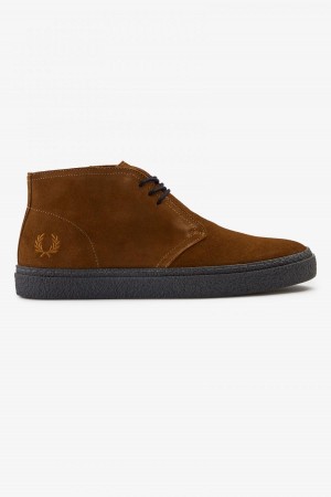 Zapatos Fred Perry Hawley Hombre Ginger | YCLGT87655