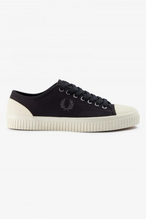 Zapatos Fred Perry Low Hughes Mujer Negras | ACLDF26601