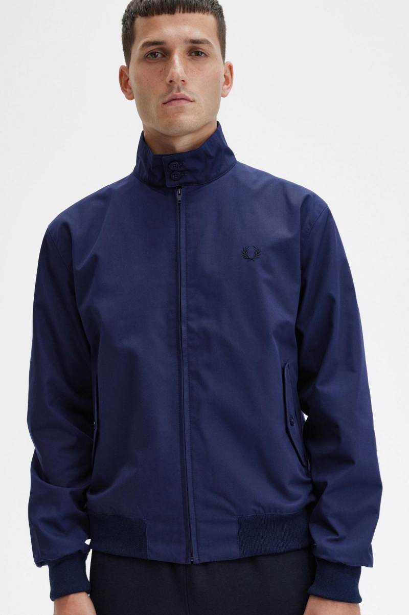 Abrigos Fred Perry Harrington Hombre Azul Marino | CLCVG24761