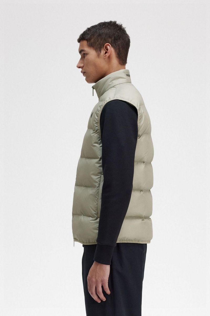 Abrigos Fred Perry Insulated Gilet Hombre Seagrass | SCLNY10722