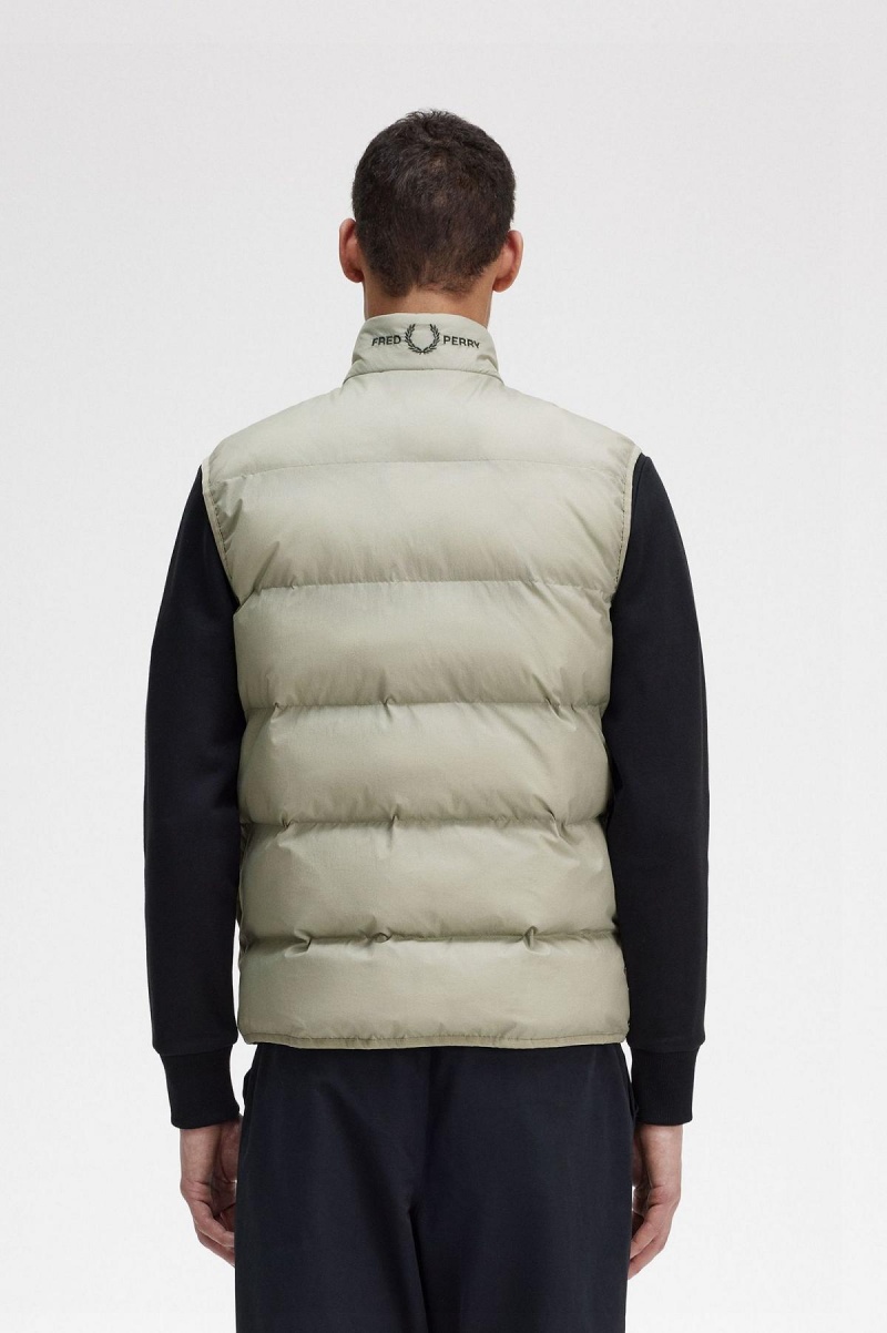 Abrigos Fred Perry Insulated Gilet Hombre Seagrass | SCLNY10722