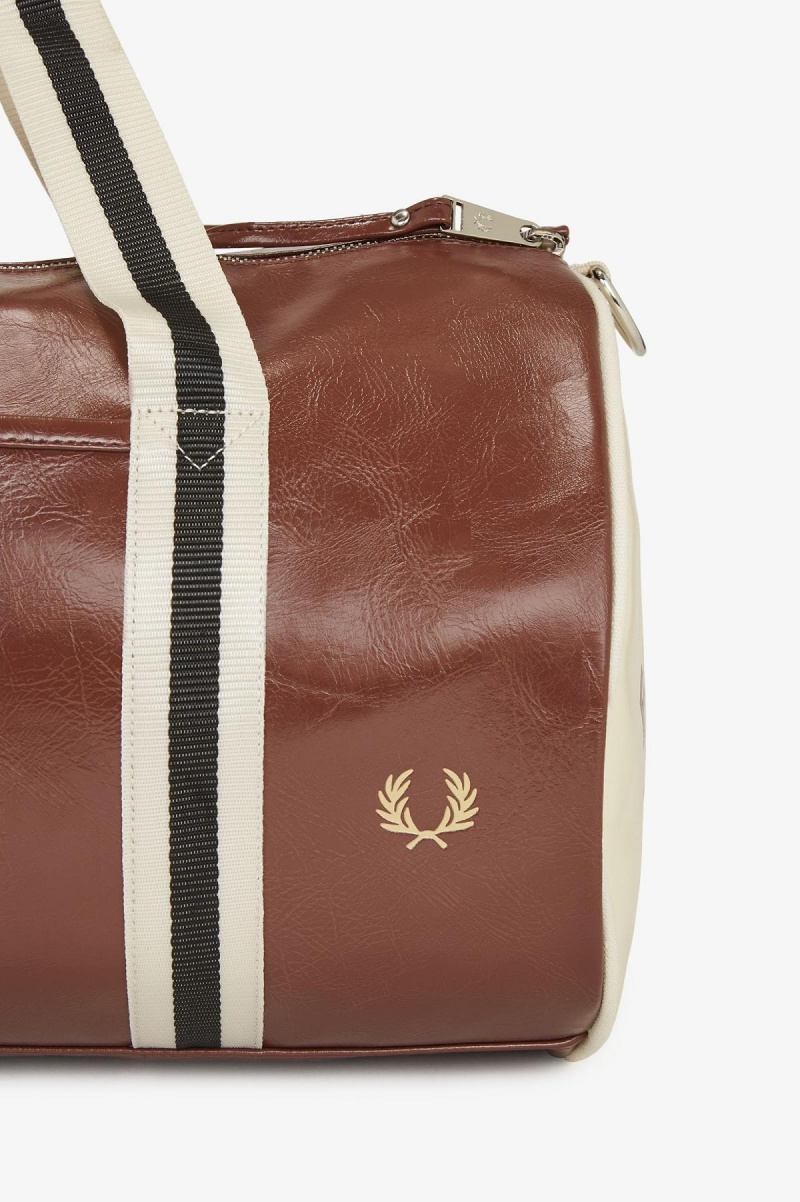 Bolsa Fred Perry Classic Barrel Accessories Marrones | UCLTG26714