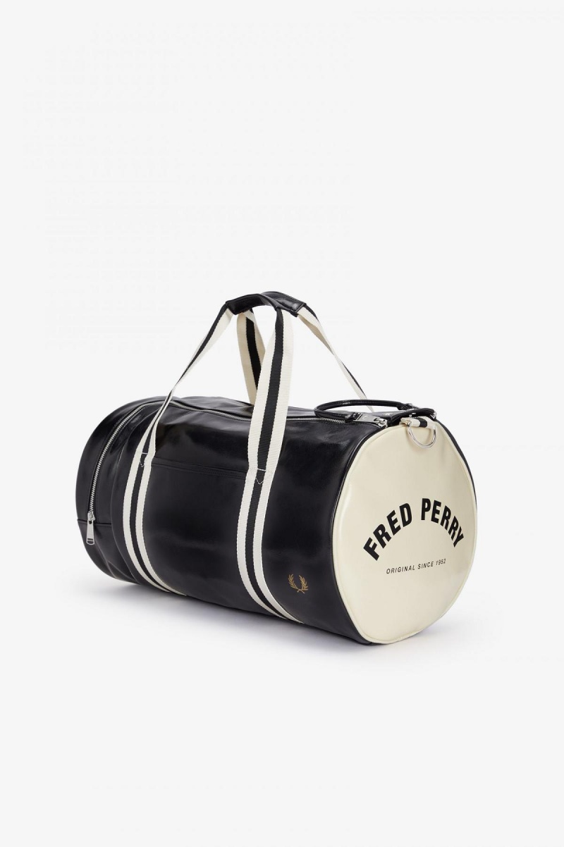 Bolsa Fred Perry Classic Barrel Accessories Negras | CLJKU97706