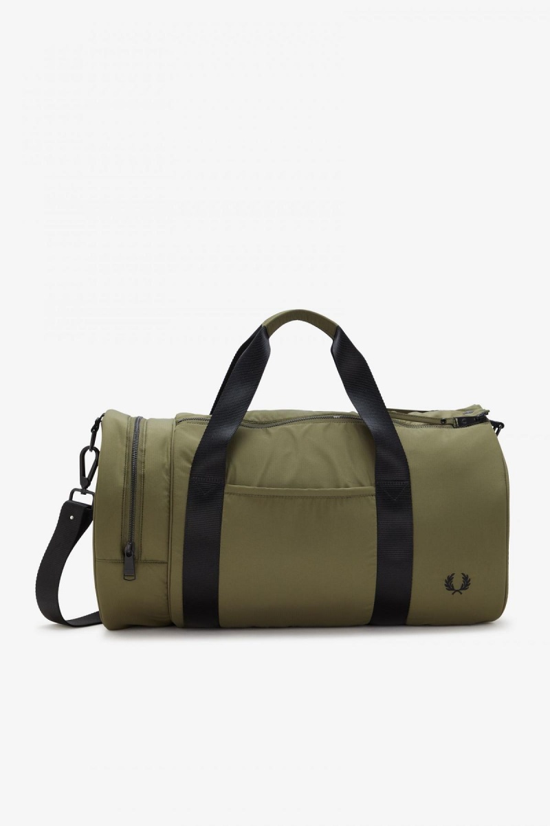 Bolsa Fred Perry Ripstop Barrel Accessories Verde | QCLWA96458