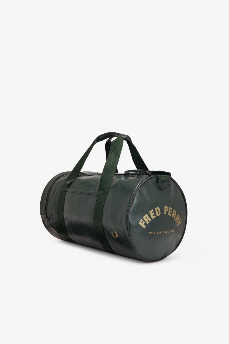 Bolsa Fred Perry Tonal Barrel Accessories Verde Oscuro | GCLUC36179