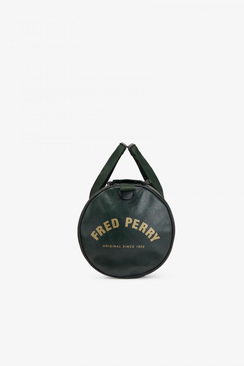 Bolsa Fred Perry Tonal Barrel Accessories Verde Oscuro | GCLUC36179