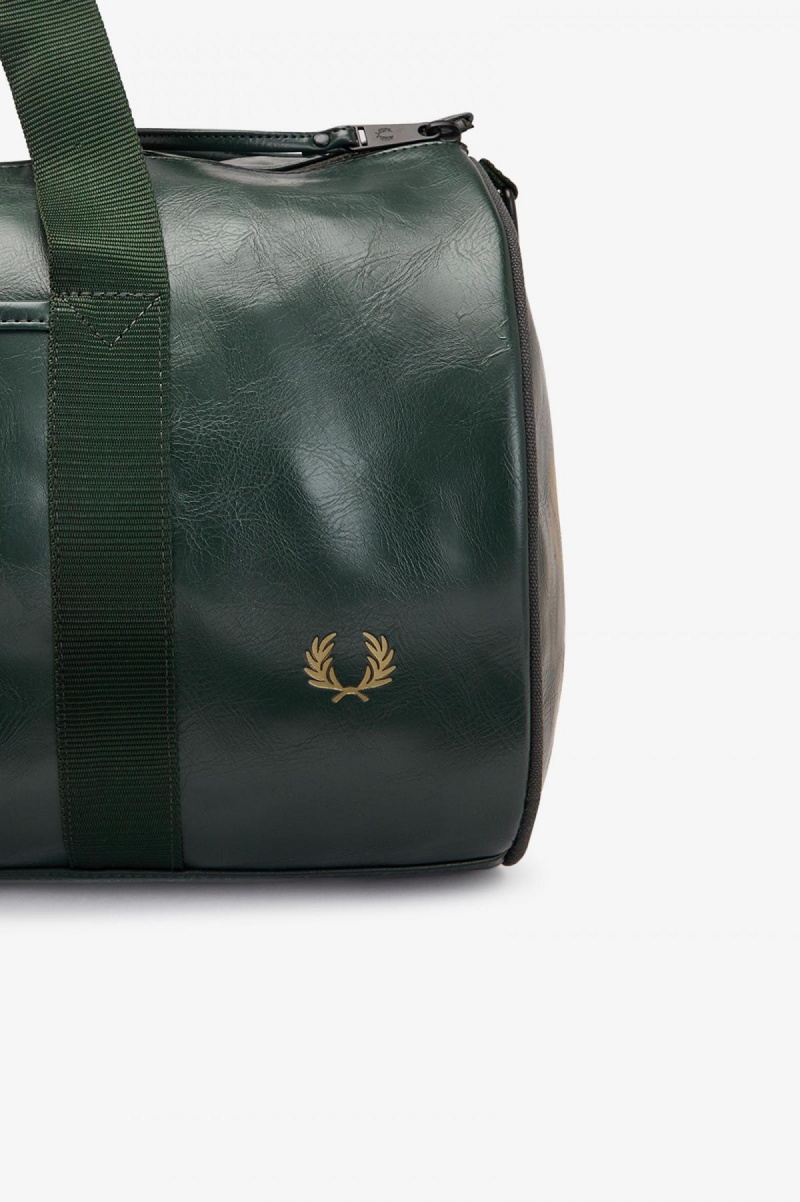 Bolsa Fred Perry Tonal Barrel Accessories Verde Oscuro | GCLUC36179