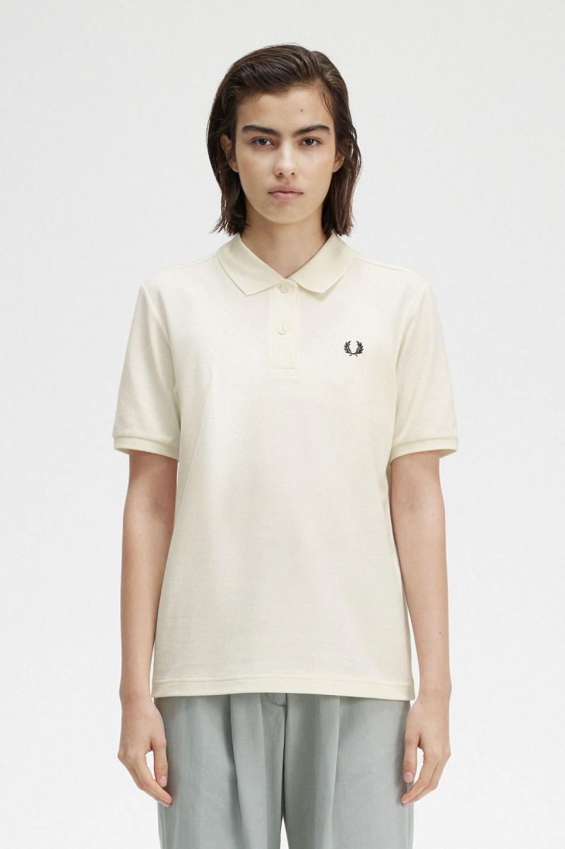 Camisa Polo Fred Perry G6000 Mujer Negras | GCLUC28203