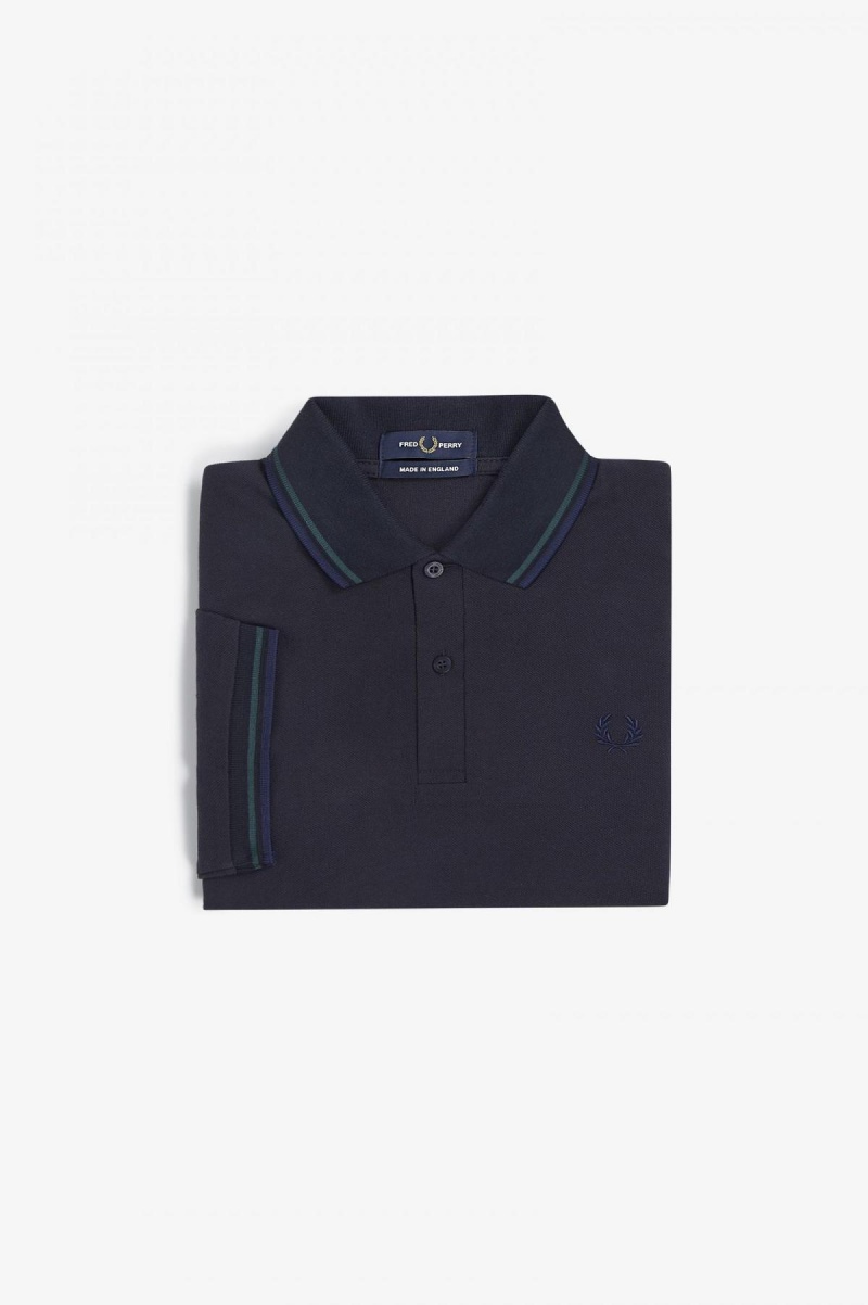 Camisa Polo Fred Perry M12 Hombre Azul Marino Azules Azul Marino | MCLHR48944