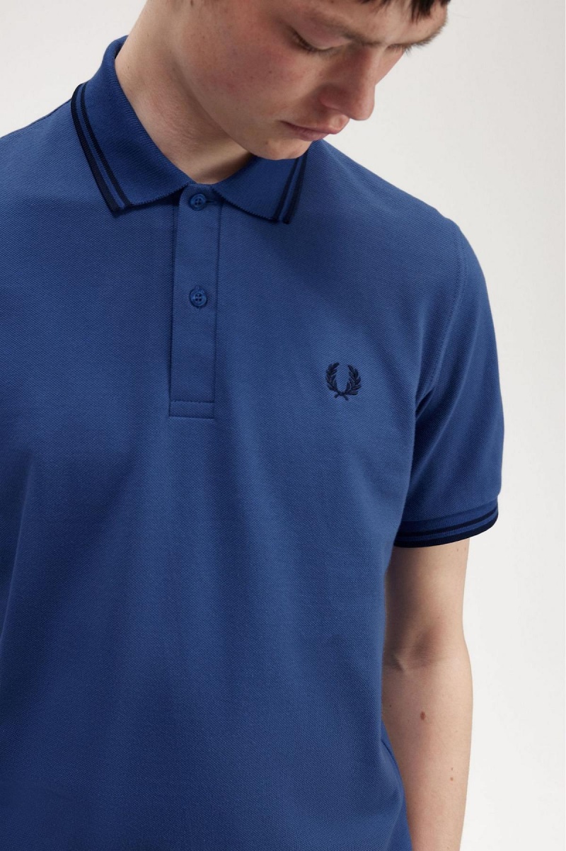 Camisa Polo Fred Perry M12 Hombre Azul Marino Azul Marino | XCLGW37461