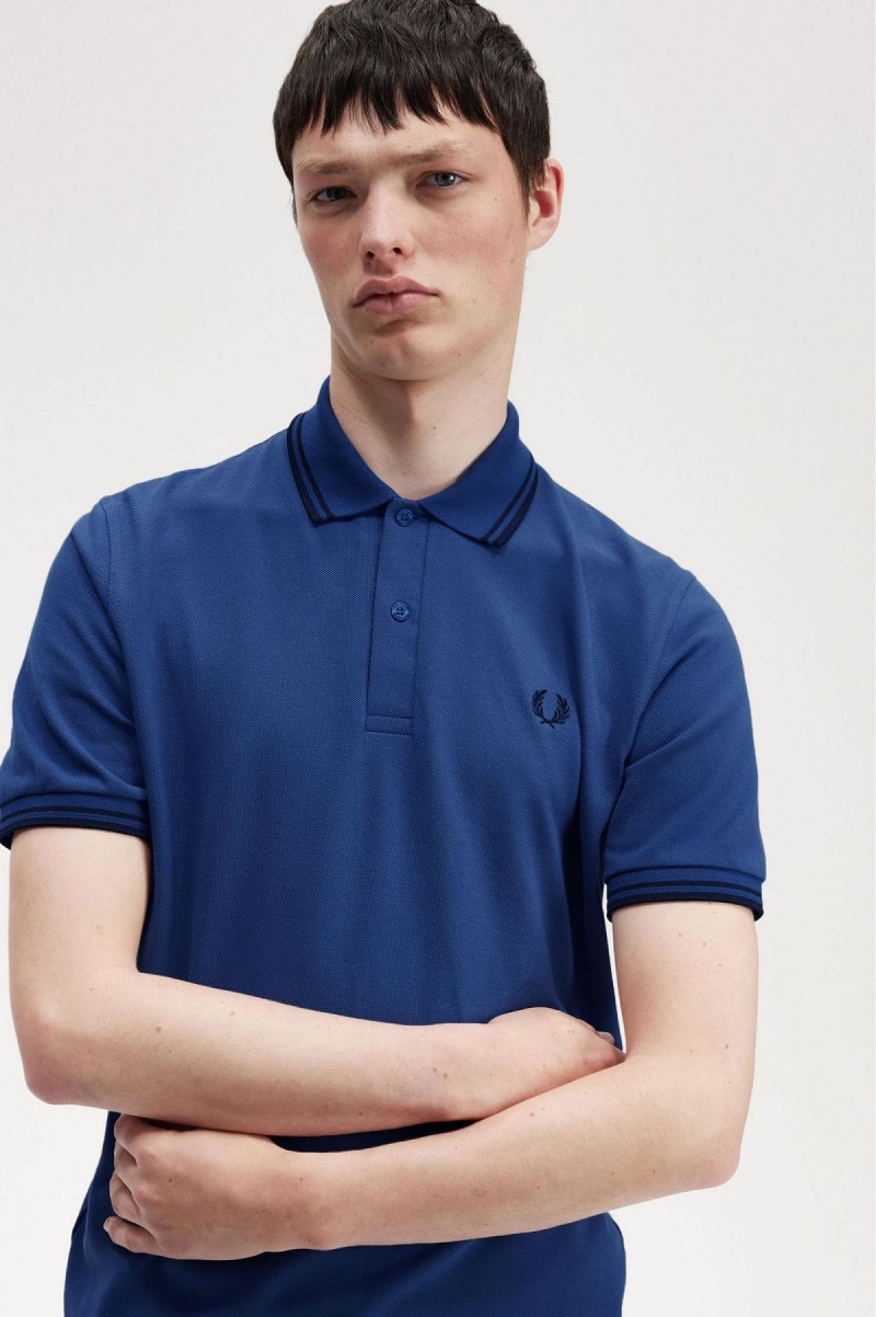 Camisa Polo Fred Perry M12 Hombre Azul Marino Azul Marino | XCLGW37461