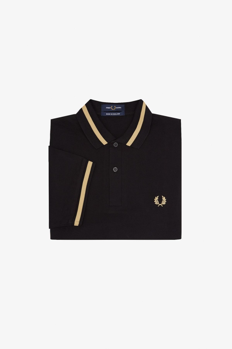 Camisa Polo Fred Perry M2 Hombre Negras | CLICD39321