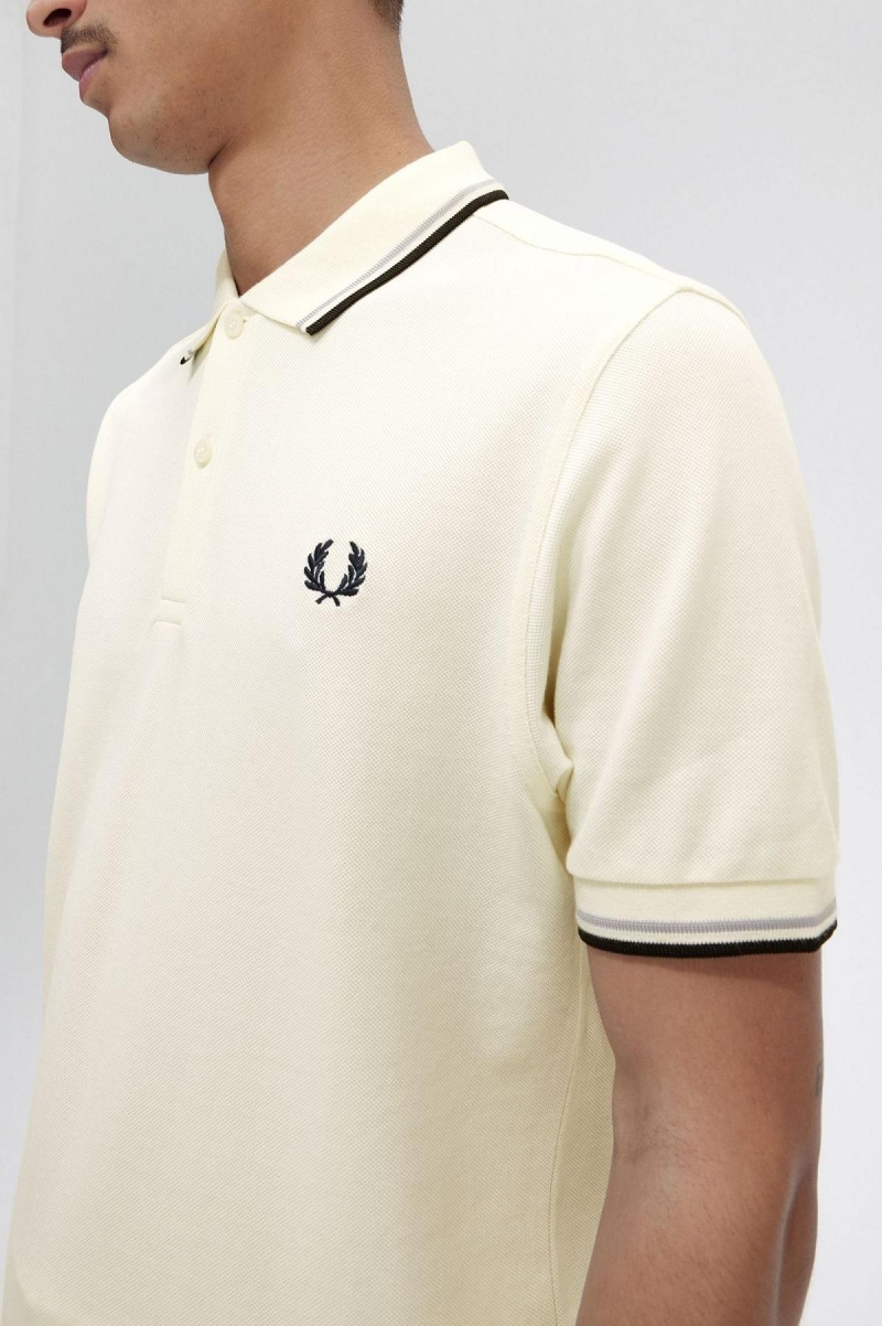 Camisa Polo Fred Perry M3600 Hombre Negras | CLQCS48424