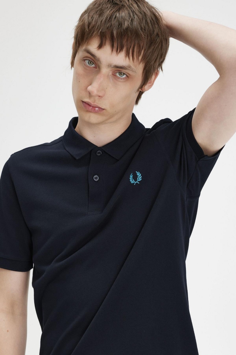 Camisa Polo Fred Perry M6000 Hombre Azul Marino Azules | CLCVG42195