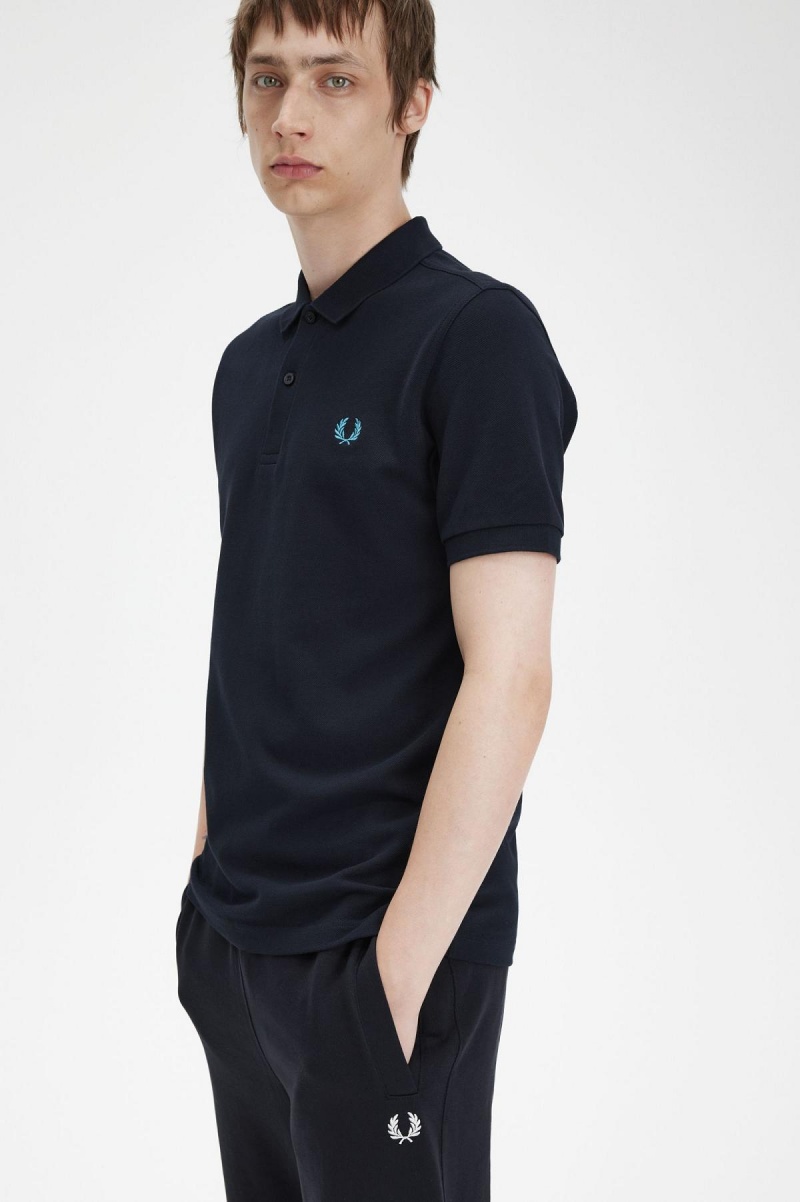 Camisa Polo Fred Perry M6000 Hombre Azul Marino Azules | CLCVG42195