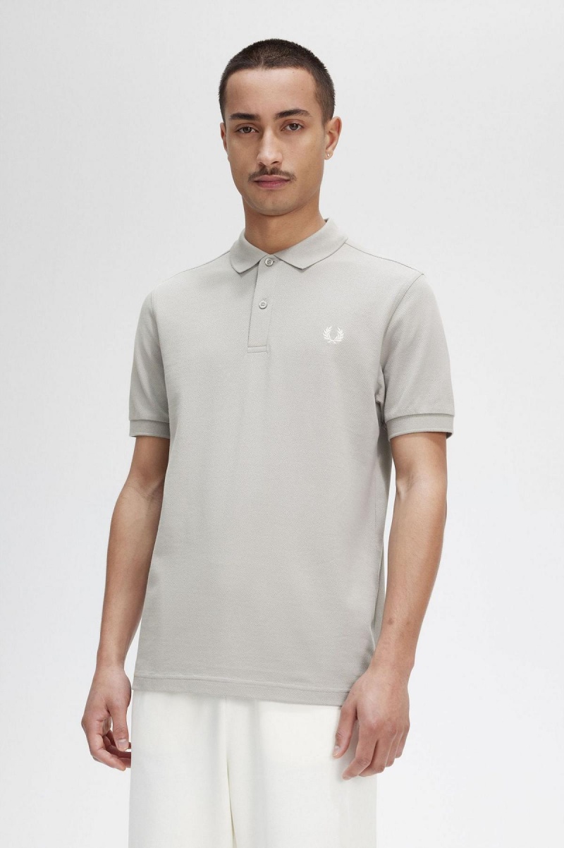 Camisa Polo Fred Perry M6000 Hombre Limestone / Ecru | LCLTR28240