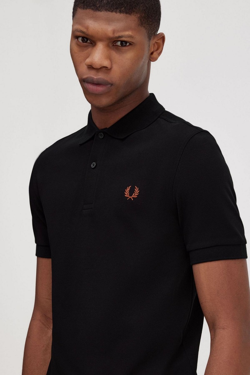 Camisa Polo Fred Perry M6000 Hombre Negras Marrones | DCLVO99686