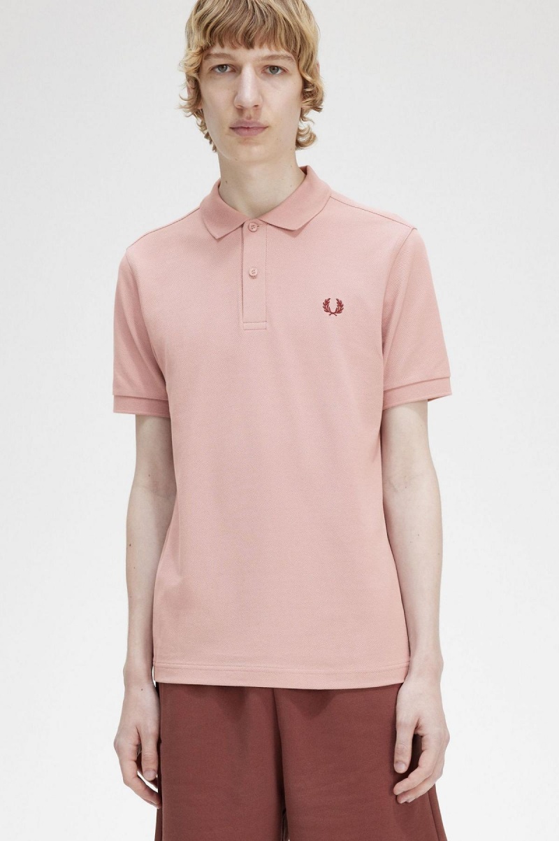 Camisa Polo Fred Perry M6000 Hombre Rosas Rosas | CLZDE16545