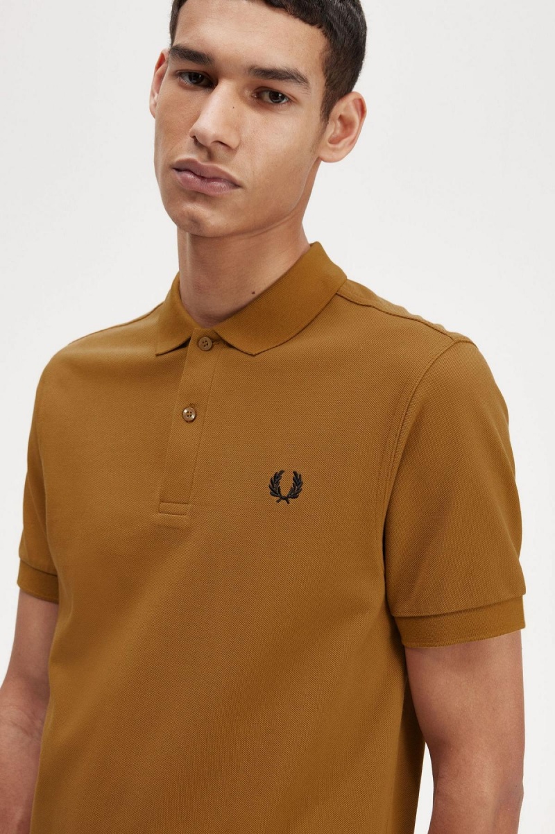 Camisa Polo Fred Perry M6000 Hombre Verde Menta Negras | CLEAH77144