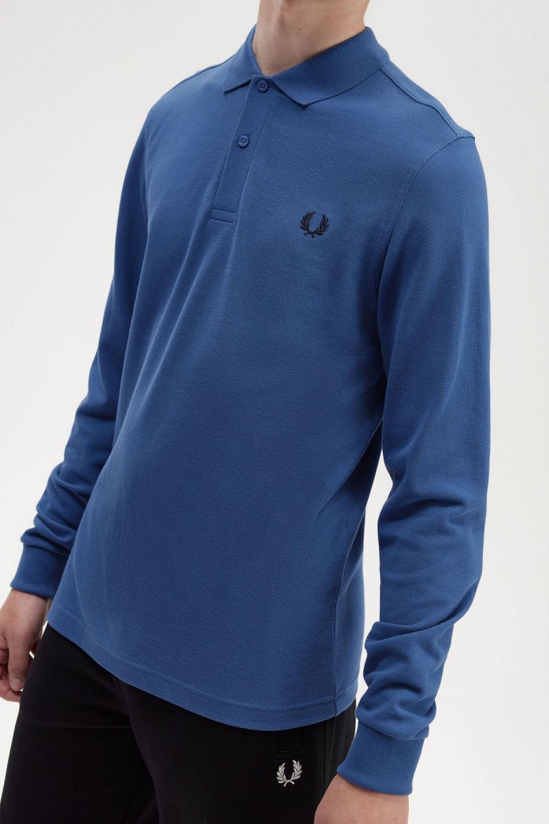 Camisa Polo Fred Perry M6006 Hombre Azules | CLICD46530