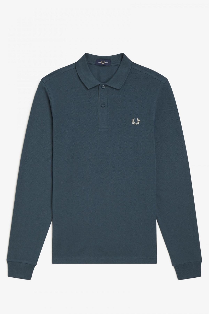 Camisa Polo Fred Perry M6006 Hombre Azules | BCLSD47651