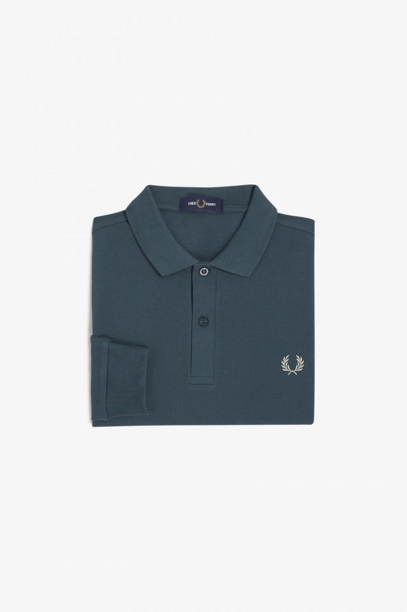 Camisa Polo Fred Perry M6006 Hombre Azules | BCLSD47651