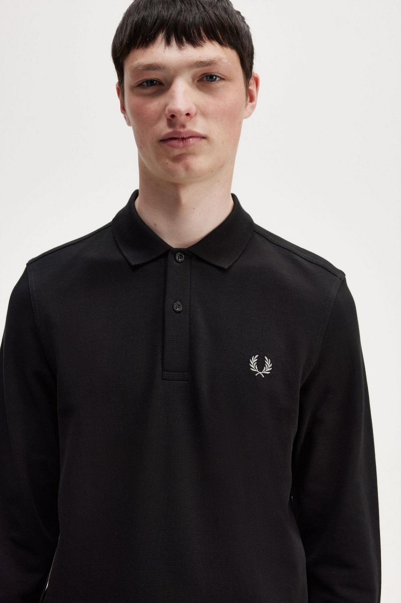 Camisa Polo Fred Perry M6006 Hombre Negras | CLZPD70206