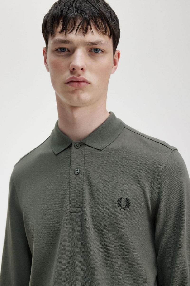 Camisa Polo Fred Perry M6006 Hombre Verde | ECLVG89008