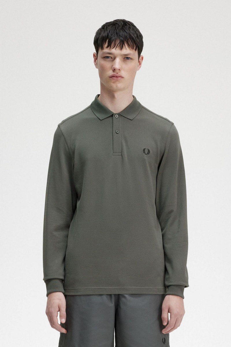 Camisa Polo Fred Perry M6006 Hombre Verde | ECLVG89008