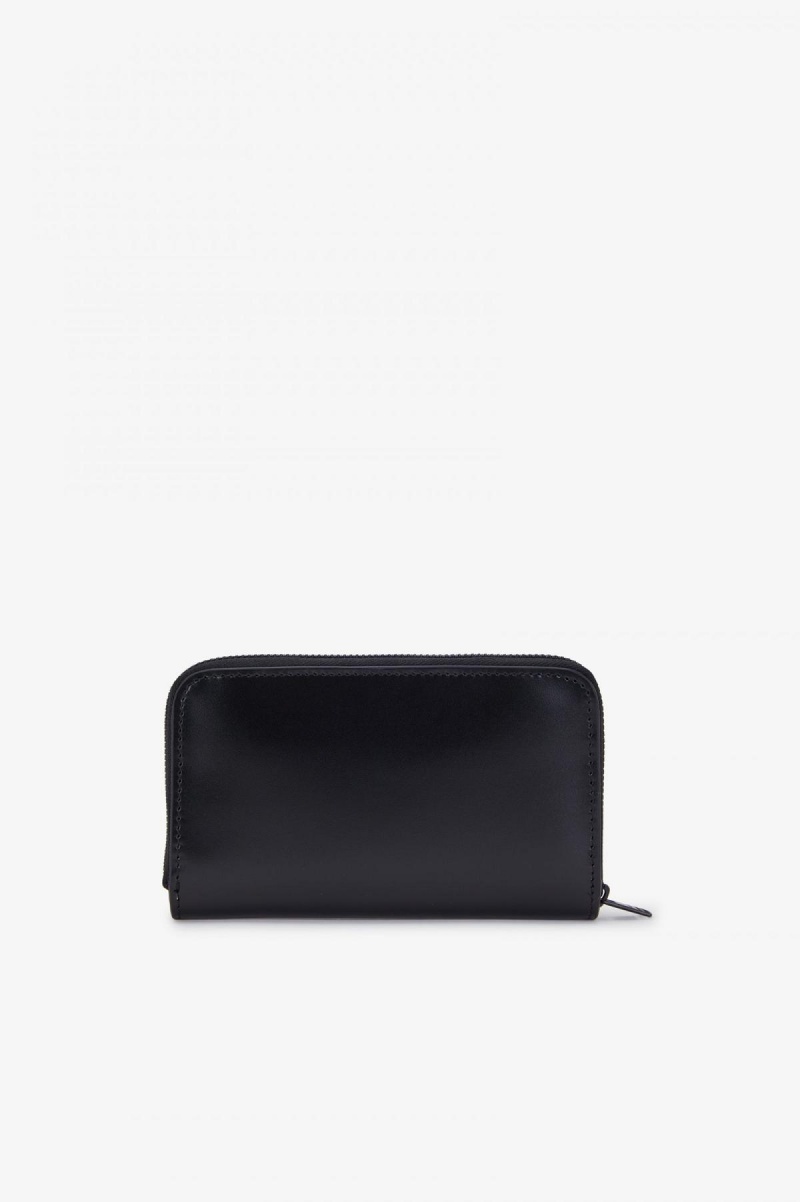 Cartera Fred Perry Cuero Accessories Negras | DCLKV70621