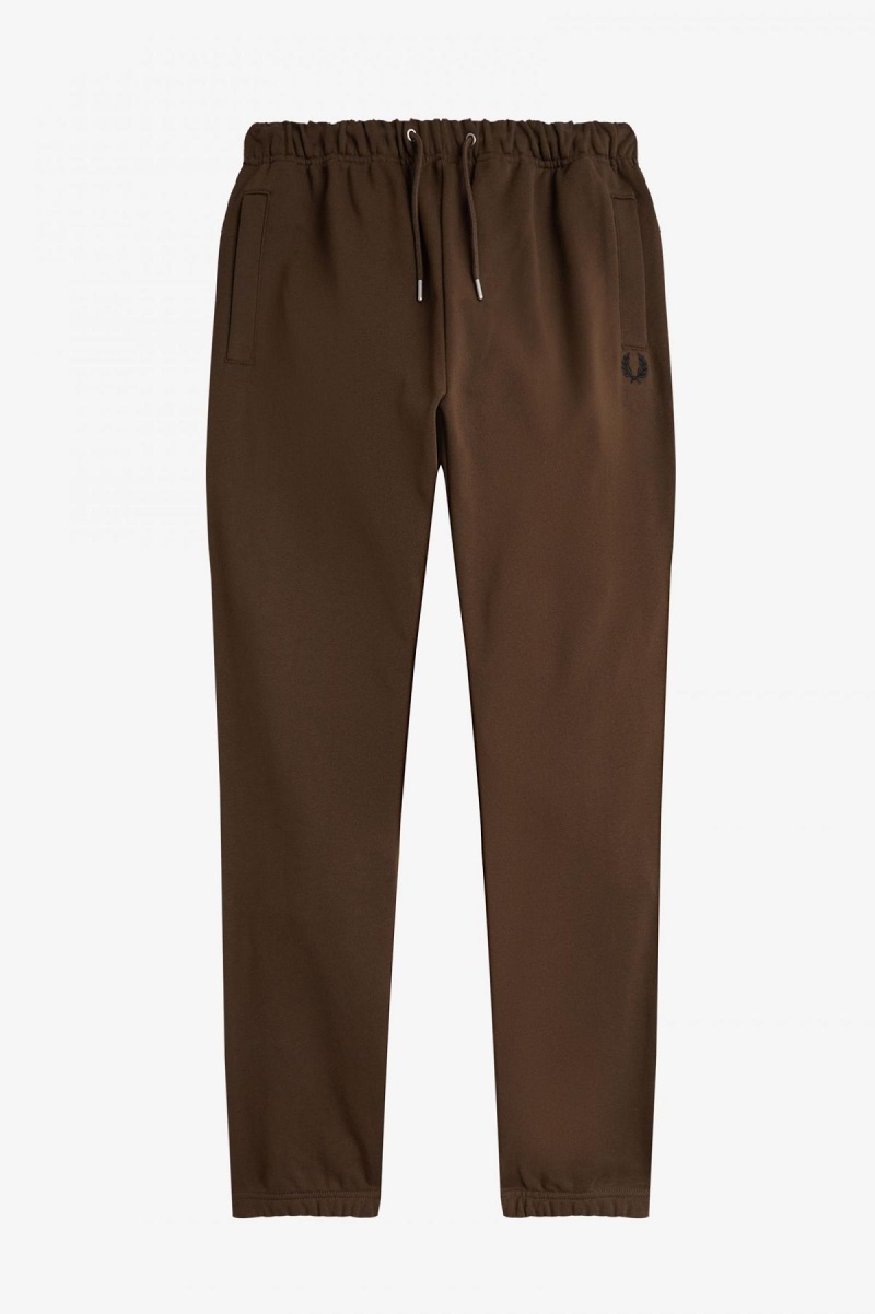 Chandals Fred Perry Loopback Sweatpants Hombre Burnt Tobacco | DCLKV48653