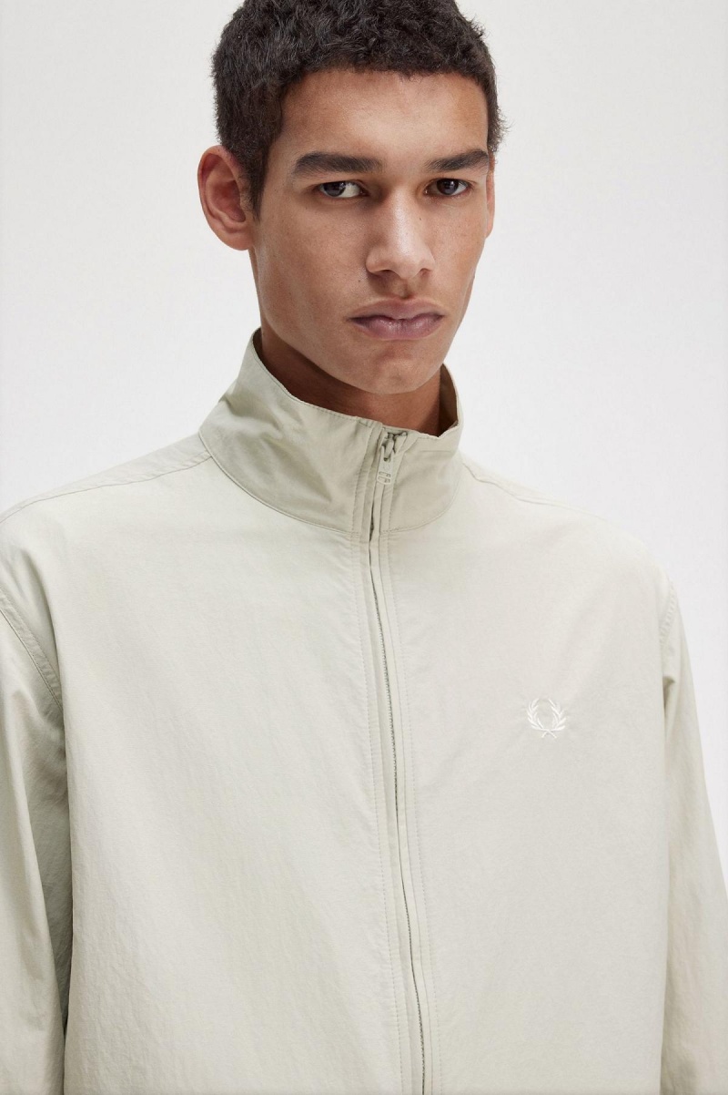 Chaqueta de Chandal Fred Perry Woven Hombre Verde Menta | CLXMI43911