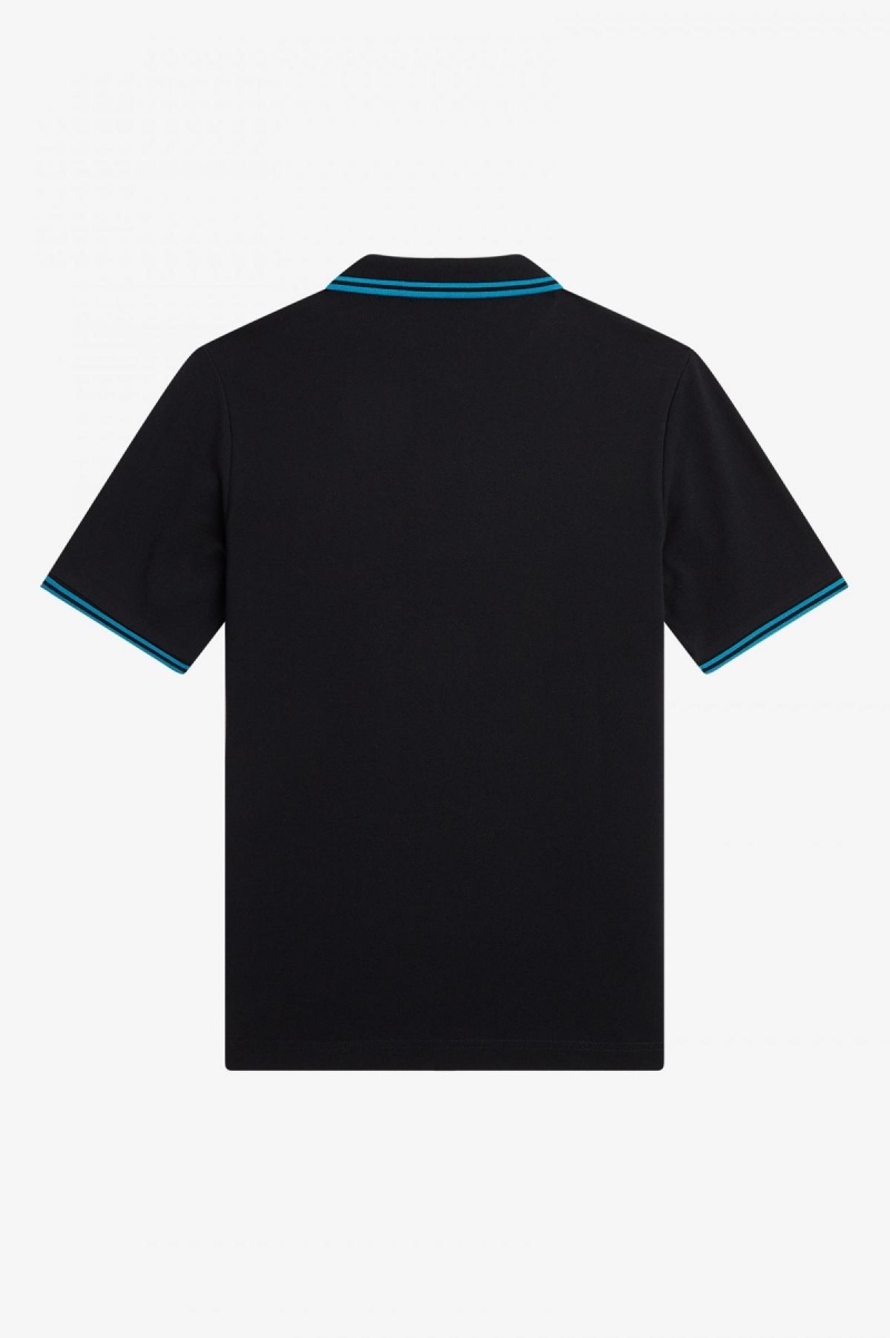 Fred Perry Shirt Fred Perry G3600 Mujer Negras Azules Azules | XCLGW39596